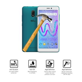 Protector De Pantalla Cristal Templado Wiko Jerry 3 ( 9h 2.5d Pro+ ) Con Toallitas