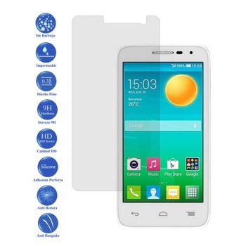 Protector De Pantalla Cristal Templado Alcatel Pop 4 ( 9h 2.5d Pro+ ) Con Toallitas