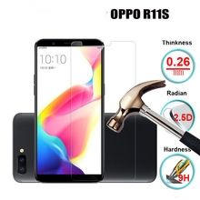 Protector De Pantalla Cristal Templado Oppo R11s ( 9h 2.5d Pro+ ) Con Caja Y Toallitas