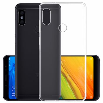 Funda Silicona Xiaomi Redmi Note 5 Pro ( Gel Tpu 0.33 Mm ) Transparente