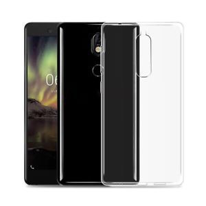 Funda Silicona Nokia 6 2018 ( Gel Tpu 0.33 Mm ) Transparente