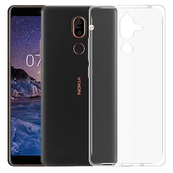 Funda Silicona Nokia 7 Plus ( Gel Tpu 0.33 Mm ) Transparente