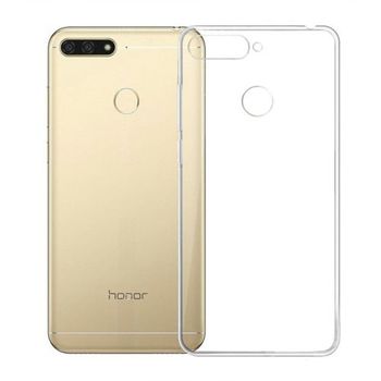 Funda Silicona Huawei Y6 2018, Honor 7a ( Gel Tpu 0.33 Mm ) Transparente