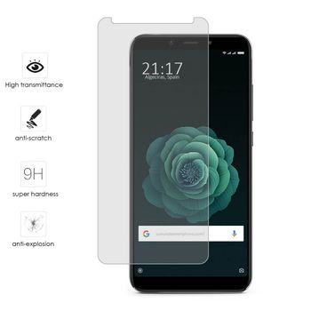 Protector De Pantalla Cristal Templado Xiaomi Mi A2, Mi 6x ( 9h 2.5d Pro+ ) Con Toallitas