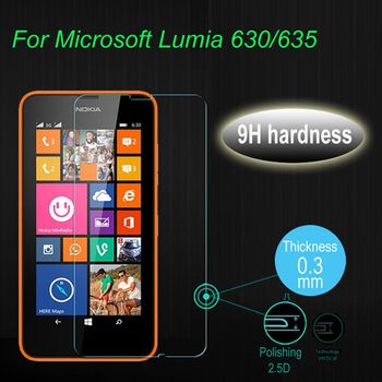 Protector De Pantalla Cristal Templado Nokia Lumia 630/635 ( 9h 2.5d Pro+ ) Con Toallitas