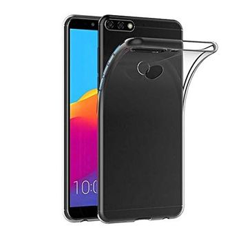 Funda Silicona Huawei Y7 Pro 2018, Y7 Prime 2018 ( Gel Tpu 0.33 Mm ) Transparente