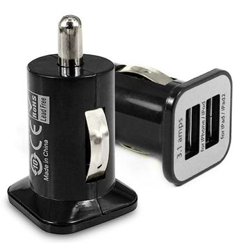 Cargador de Coche Adaptador de Mechero de Carga Rápida 30 Adaptador de  Mechero USB de 3 Puertos Y Adaptador de Mechero de 2 Enchufes para  Grabadora de Conducción Frigorífico