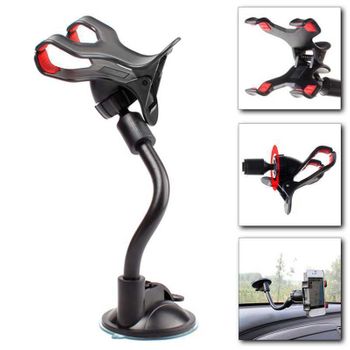 Soporte de Coche Parabrisas Holder Pinza doble Universal 360º con