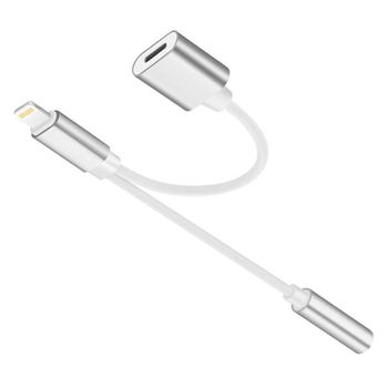 Adaptador iPhone / iPad Lightning a USB + Lightning para Carga - Blanco -  Spain