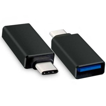 Usb 3.1 Tipo C Macho A Usb 3.0 Hembra Otg Datos Sync Adaptador Convertidor Negro Universal