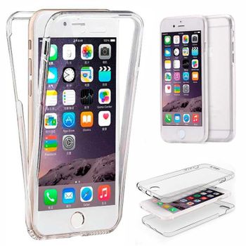 Funda Protectora De Tpu 360 Para Iphone 6 / 6s 4,7" Gel Completa Transparente