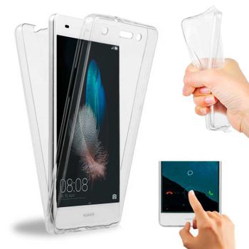 Funda De Tpu 360 Para Huawei P8 Lite Ale-l21 Gel Completa Transparente