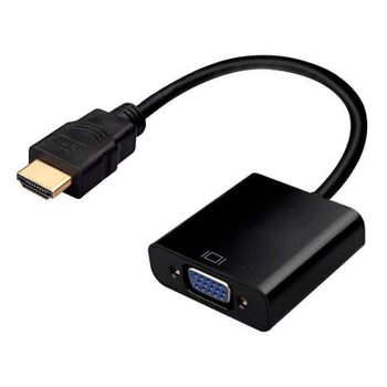 Cable Adaptador Convertidor De Hdmi Macho A Vga Hembra Tv Monitor