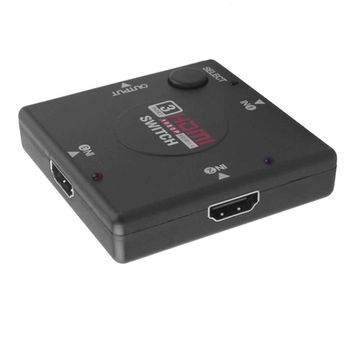 Ladron Hdmi 3 Puertos 1080p Multipuerto Hdmi Splitter Hdmi Hdtv