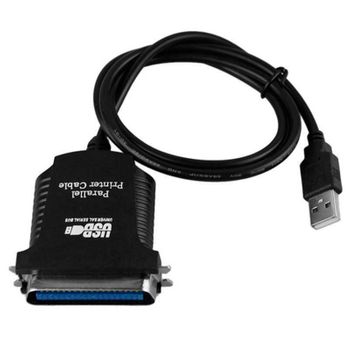 Cable Paralelo Usb Hembra De 36 Pin Db36 Pc Para Impresora Portatil Ieee 1284 Negro