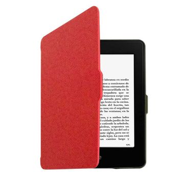 Funda Libro Con Tapa Rigida Para  Kindle Paperwhite 6 Piel Negro  Iman Eco con Ofertas en Carrefour