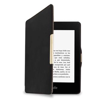 Funda Con Iman Negra Rigida Para Kindle Paperwhite Case Cover E-book