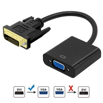 Conversor Cable Adaptador De Hdmi Macho A Vga Hembra - Hdmi To Vga 1080p  Negro con Ofertas en Carrefour