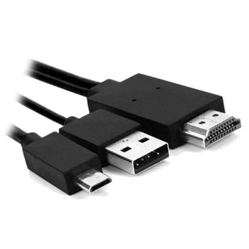 Micro USB a Hdmi 1080p Hd cable adaptador para hdtv teléfono móvil