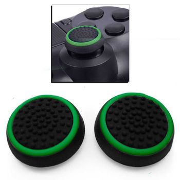 2xfunda Mando Dualshock 4 Ps4/slim/pro Xbox One Gomas Joystick Thumb Grips Verde