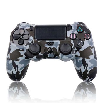 Funda + Grips de silicona FR-TEC Gris camuflaje para PS5 - Mando consola -  Los mejores precios