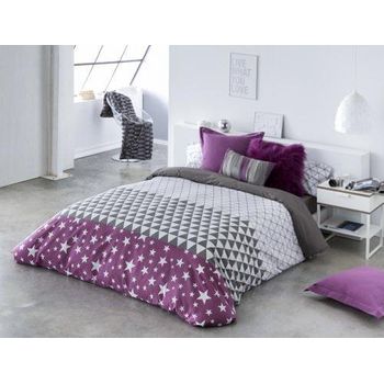 COTTON ARTean Saco nordico con Relleno AVIONCITOS para Cama 90 x 190/200 +  1 Funda de Almohada. Saco Unido a la Bajera con Cremallera. con Relleno