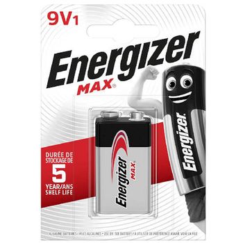 Blister 1 Pila Max Tipo 6lr61/6lf22 (9v) Energizer E301531800