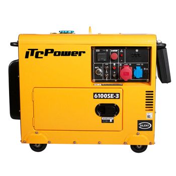 Itcpower Nt-6100se-3 Generador Eléctrico Diesel Itcpower Trifásico