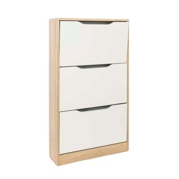 Zapatero Pasillo Blanco Brillo 4 Puertas Armario Mueble Estrecho 98x17 con  Ofertas en Carrefour