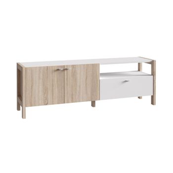 Mueble Bajo Tv Olaya 5 Five 3 Módulos Madera 47x101x32 Cm con Ofertas en  Carrefour