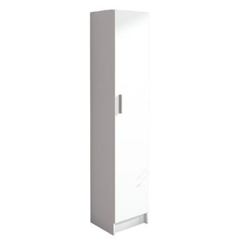 Armario Multiusos 2 Puertas Y 6 Estantes - Fit - 190x61x35 - Blanco con  Ofertas en Carrefour