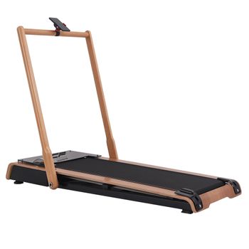 2 En 1 Cinta De Correr Plegable Sportnow Acero Abs 135x65x106cm