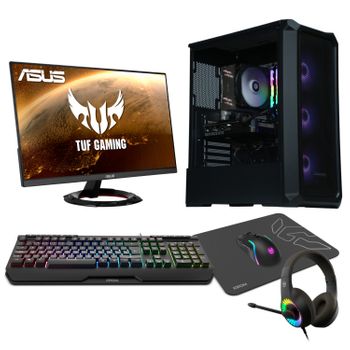 Epical-q Pack Zplus83 Amd Ryzen 5 5600, 16gb, 1tb Ssd Nvme, Rtx 4060 + Windows 11 Home +monitor 24" 165hz Fhd Ips + Combo Gaming
