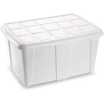 Caja De Almacenamiento, Pongo Todo Ropa, Hogar, 60l Litros Organizador Impermeable (blanco)