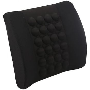 Cojin Lumbar Para Asientos De Coches Sillas Almohada Cojin Para Cintura (negro)