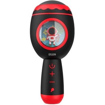 Micrófono Karaoke Bluetooth Klack , 4 En 1 Microfono Inalámbrico Portátil  Para Niños, Musica, Función De Eco, Compatible Con Android, Pc Dorado con  Ofertas en Carrefour