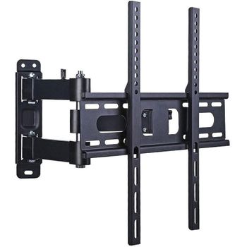 Soporte De Pared Para Tv Televisor Giratorio Inclinable Pantallas Planos Y Curvos De 26-55" Pulgadas, Universal Doble Brazo 40kg