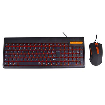 Kit Teclado + Raton Negro Black