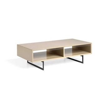 Mesa De Centro  Modelo Rio 120x60x35 -nogal