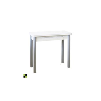 Mesa Cocina Extensible  Modelo Ribeta 80 X 40/80 X 78 - Blanco