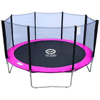 Cama Elástica Infantil Zonekiz Acero Pp Pe Pvc 122x122x97 Cm Rosa con  Ofertas en Carrefour