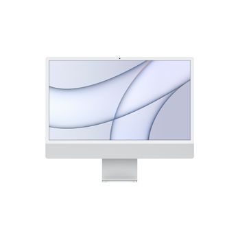 Sobremesa Apple Imac (2021), M1, 8 Gb, 256 Gb Ssd, 24", Retina 4,5 K - Plata - Reacondicionado Grado B