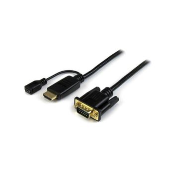 Startech.com - Cable De 3m Conversor Activo Hdmi A Vga - Adaptador 1920x1200 1080p