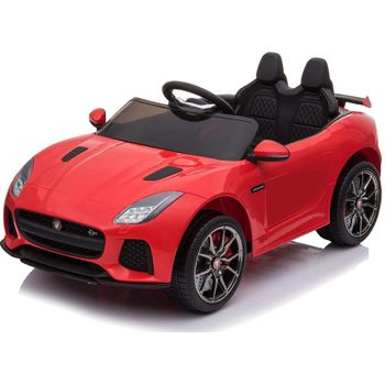 Jaguar F-type Svr Licenciado 12v Rojo- Coche Eléctrico Infantil Para Niños Batería 12v Con Mando Control Remoto Carrito