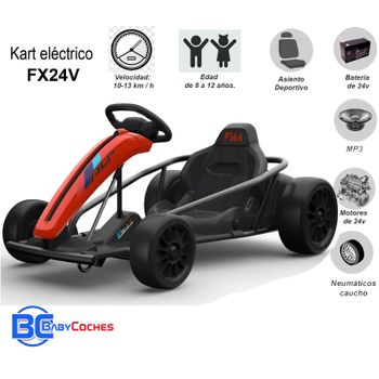 Kart Eléctrico Fx24v De 24 Voltios (rojo)