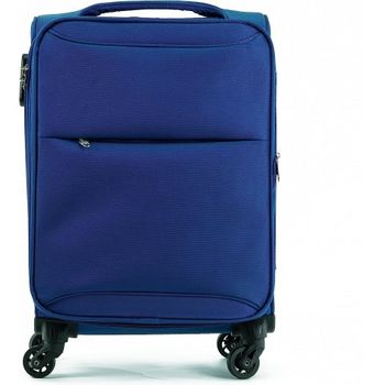 Maleta De Tela Para Cabina Equipaje De Mano Viajar En Avión Rigida Viaje 4 Ruedas 360º Giratorias Color Azul