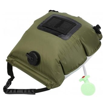 Ducha Solar 20l Litros, Bolsa Para Exteriores, Bolso De Agua Caliente Para Camping, Con Alcachofa De Ducha