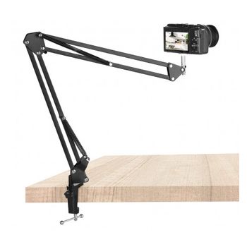 Soporte De Mesa Para Cámara Dslr Móviles Teléfonos Aros De Luz Con Brazo Articulado Escritorio Flexible