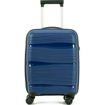 Maleta Para Cabina Equipaje De Mano Viajar En Avión Rigida Viaje 4 Ruedas 360º Giratorias (azul)