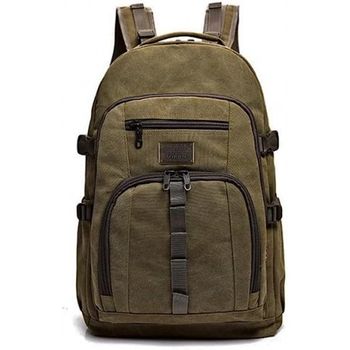 Mochilas De Lona Vintage, Bolsa De Viaje Informal Para Estudiantes,  Senderismo, Viaje, Camping, Bolsas De 50 Litros (negro) con Ofertas en  Carrefour